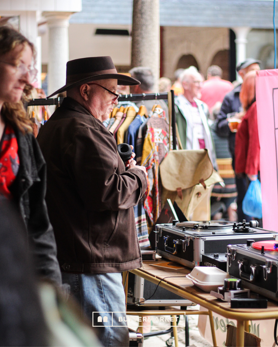 DJ Lucky's Record Shop on the decks